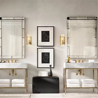 Serin high-end bathroom LED wall sconce – front view