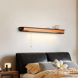 Horizontal wall light side view drawer detail 6cm