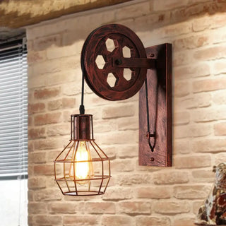 VINY industrial vintage wall light warm ambiance
