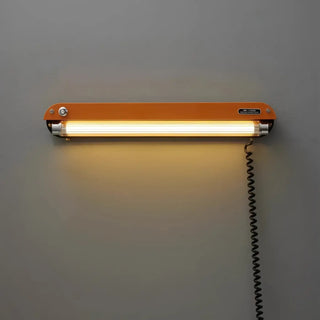 TUBULA exposed tube wall light industrial design