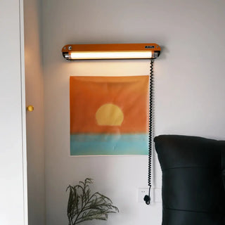 TUBULA industrial wall sconce metal tube bold form