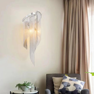 Aluminum wall light 7W – 2 light sources silver gold
