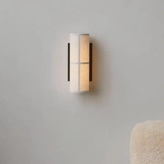 Silk Japanese silk wall lamp installed soft glow side
