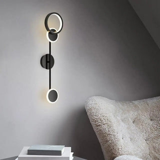 Modern long wall sconce G4 8W gold close-up detail