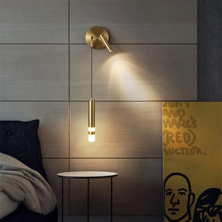 Wall sconce close-up of pivoting adjustable arm G4