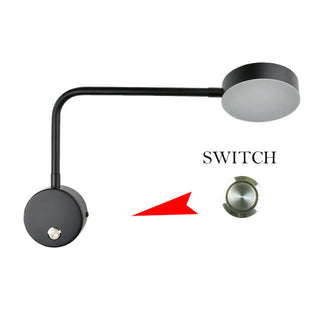 Brass sphere wall sconce 9W LED – installed living room setting