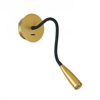 flexible reading wall sconce gold – adjustable arm LED 3W