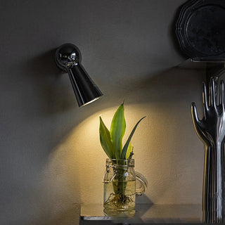TRORESE chrome LED wall sconce aluminum base modern