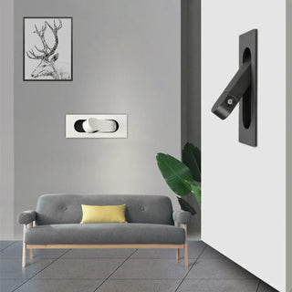 Foldable black LED wall sconce G4 3W – corridor minimalist