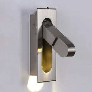 Silver foldable corridor wall light G4 LED 3W – 8×16cm