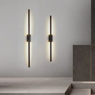 Gold metal wall sconce G4 – M size 80cm IP65 LED 3000K