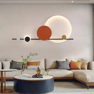 VISEO LED circle design wall sconce artistic light