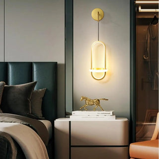 G4 22W wall sconce adjustable arm black finish – angle