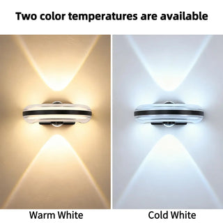 Smart LED wall light motion sensor 11W black