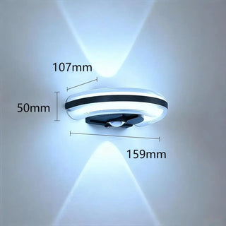 White LED wall sconce motion sensor IP65 11W