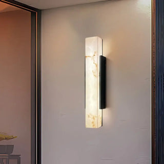 WALL Marble LED Outdoor Wall Light – Natural Stone Luxury Exterior Lamp