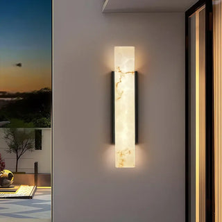 WALL Natural Stone LED Outdoor Lamp – Marble Luxury Exterior Wall Light
