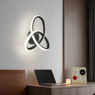 Gold loop wall light G4 LED – IP65 outdoor-rated