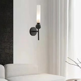 Candlestick wall sconce G9 LED IP65 – black acrylic