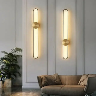 TIANAH gold detail LED wall light clean minimalist