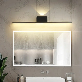 LED bathroom mirror wall sconce black – acrylic S 40cm