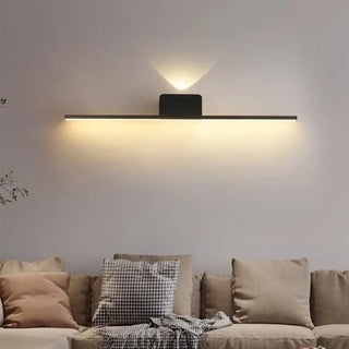 Black acrylic mirror sconce – G4 LED bathroom modern
