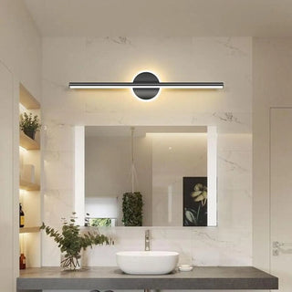 Circular LED wall light black – Scandinavian original decor