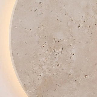 Vintage stone wood wall light outdoor 3kg – detail