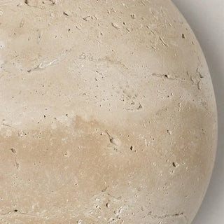 Stone wall sconce close-up white LED ball G9