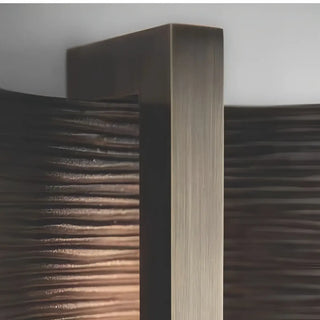 vertical bronze wall sconce E27 LED – industrial modern