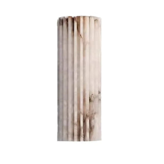 Slender alabaster white wall sconce – G9 LED S 30cm