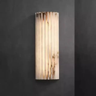 White alabaster slender sconce – G9 LED IP20 warm