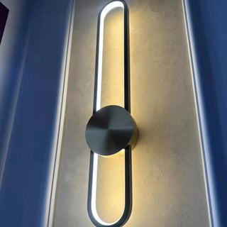 Black elongated wall sconce G9 – Scandinavian S/M/L modern