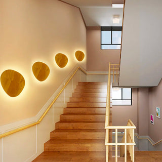 Wooden Wall Lamp – Natural Wood Sconce with Integrated LED Module for Warm Interior Lighting