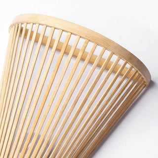 Bamboo Wall Lamp – Scandinavian LED Light | Warm Amber Bedroom Lighting