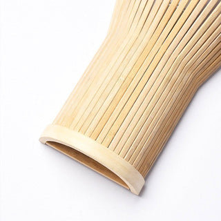 Bamboo Wall Lamp – Scandinavian LED Light | Warm Amber Bedroom Lighting