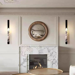 White marble wall lamp E27 LED art deco modern designer sconce