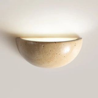 Beige rock wall light G4 LED 15cm 3000K