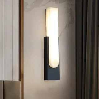 Nordic marble wall sconce LED 12W dimmable – black 55cm