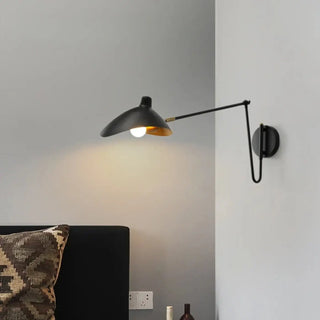 Industrial wall light E14 LED metal acrylic 85cm retro vintage