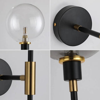 Sleek black metal wall sconce tall view – G9 12W 3000K architectural sconce