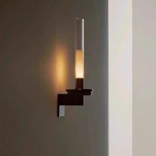 Black candle wall lamp – Scandinavian IP65 modern fixture