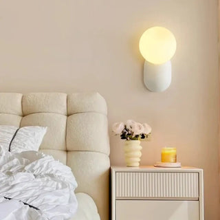 Opal globe wall sconce G9 LED 5W white dimmable 20cm