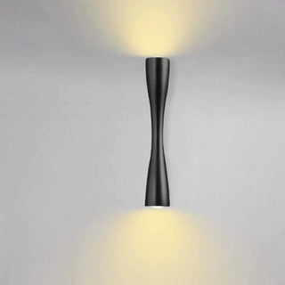 Adjustable minimalist LED wall sconce 7W – black silver 120cm