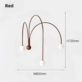 ARCHE Modern Curved Arches Ceiling Light – view 7