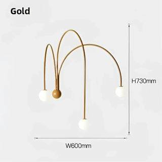 ARCHE Modern Curved Arches Ceiling Light – view 8