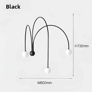 ARCHE Modern Curved Arches Ceiling Light – view 6