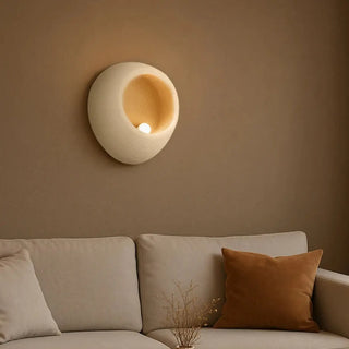 CIRCO round wall sconce installed contemporary