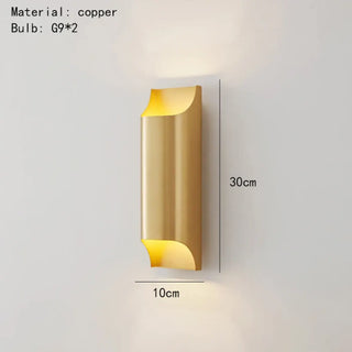 Soutus LED sconce installed – dual direction light effect