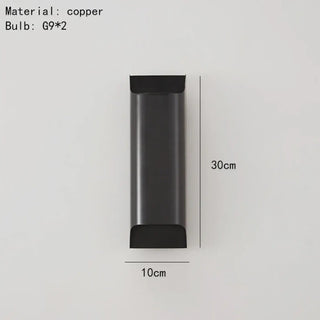 Soutus modern metal sconce close-up up lighting